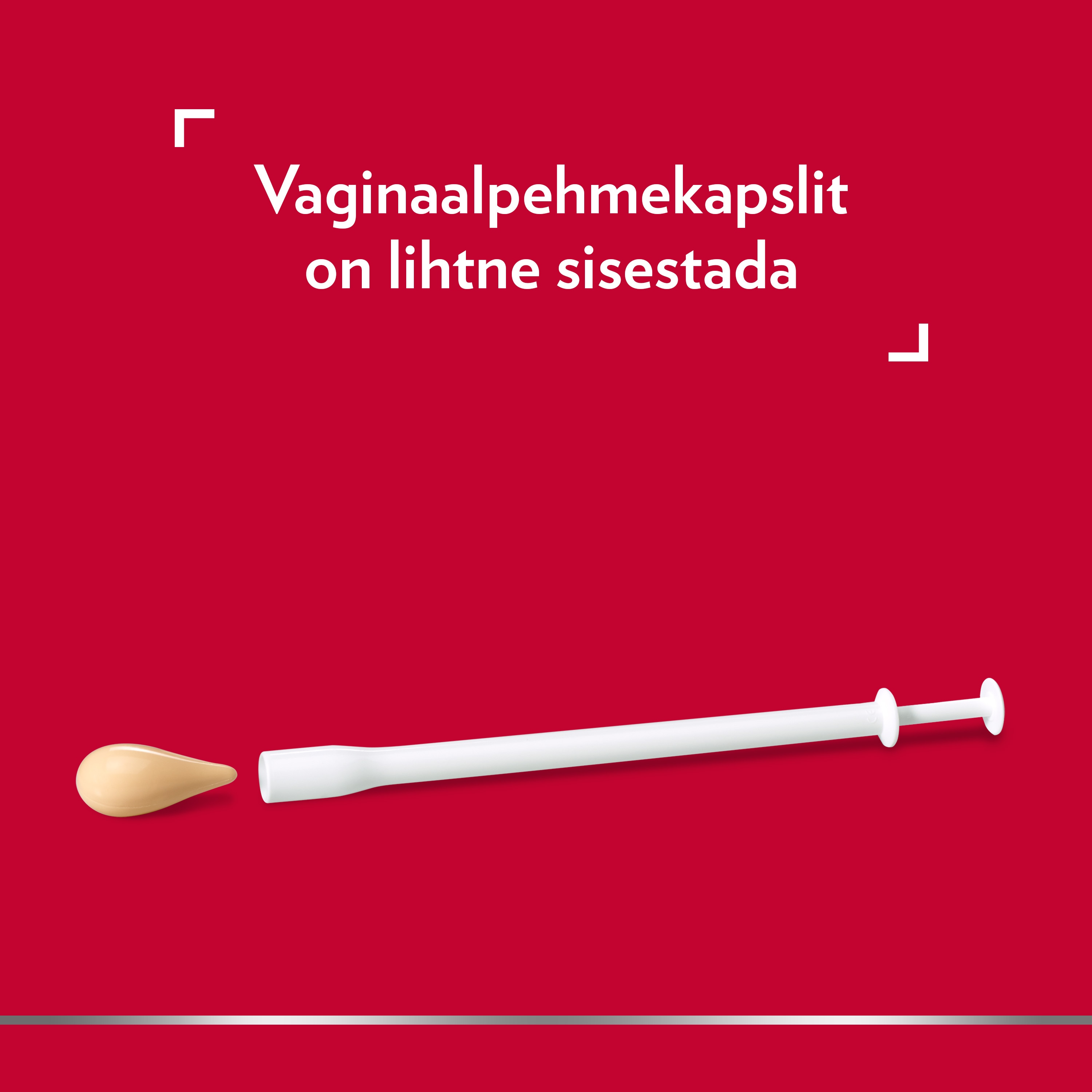 Canesteni (klotrimasool) 500 mg vaginaalpehmekapsel koos aplikaatoriga.