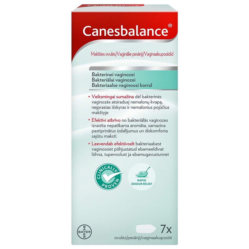Canesbalance® vaginaalsuposiidid