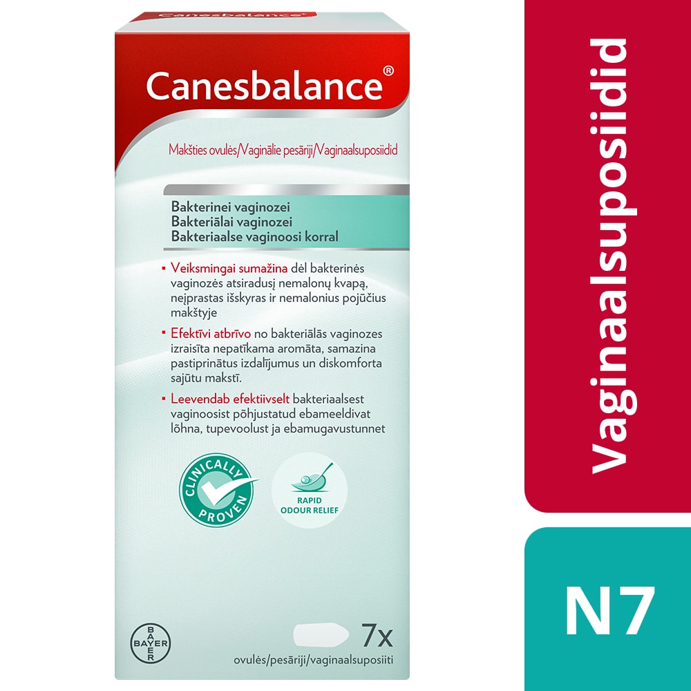 Canesbalance® vaginaalsuposiidid